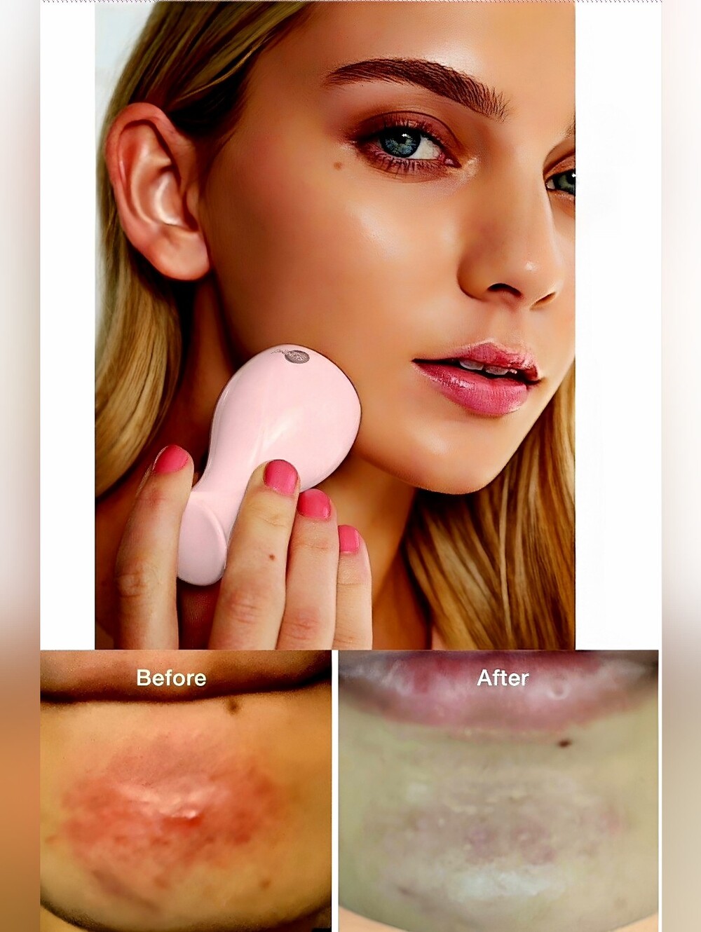 BRAND NEW IN B0X! Skin Inc Cryo-Ice Sake Roller 🩷BLUSH EDITION🩷